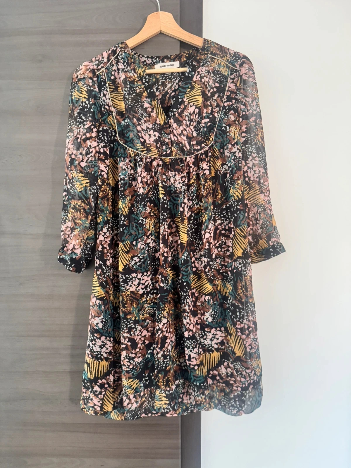 Robe fluide imprimée Gain de Malice – Taille 38
